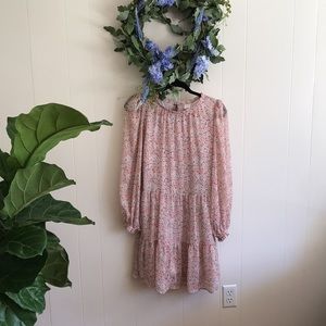 H&M Pink Ditsy Floral Dress